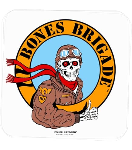 Powell Peralta Skateboard Sticker Bones Brigade Mike McGill